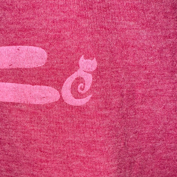 Cat Lady Bestie  Pink Cat Graphic Tee - Picture 2 of 4